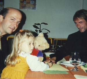 Au resto, avec Pierre et Jean-Ba