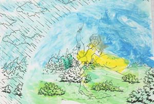 Peinture faite � Curie, 19 octobre 98