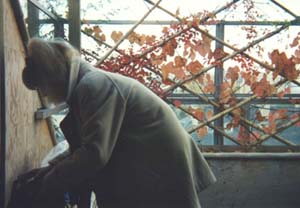 La terrasse � Curie, 19 octobre 98