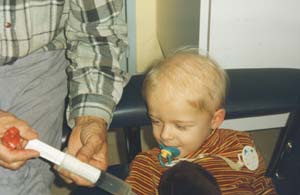 Troisi�me chimio, 22 octobre 98