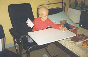 Troisi�me chimio, 25 octobre 98