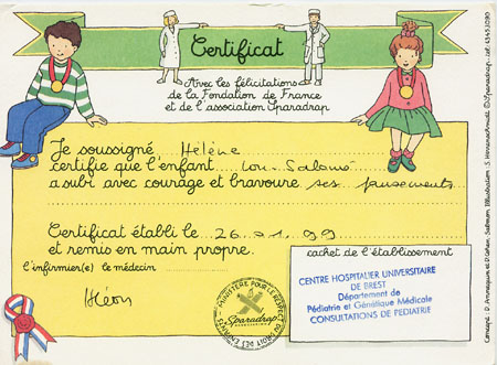 Certificat de bravoure