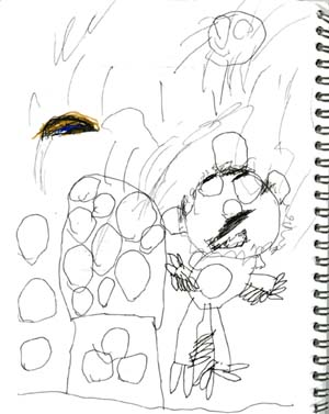 Dessin Lou Salom� F�vrier 99