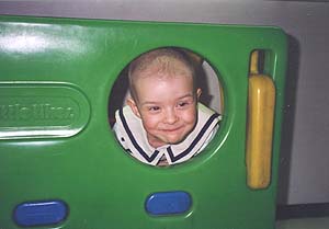 Lou Salom� � Curie, avril 99